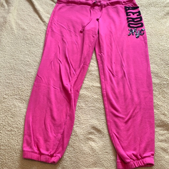 Xl pink aéropostale joggers - Picture 1 of 5